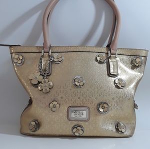 Guess women's gold bag